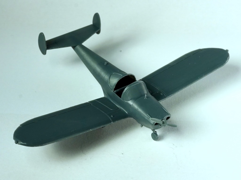 1/72 Ercoupe, Flat canopy, C/D elevator.